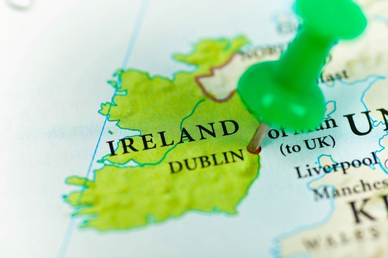 Map Of Ireland Getty